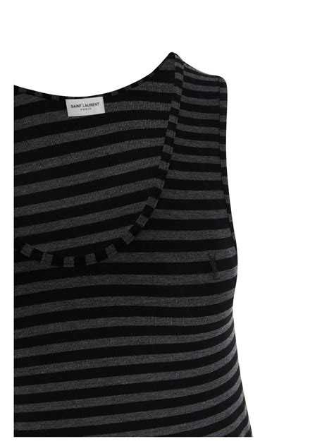 ysl striped top